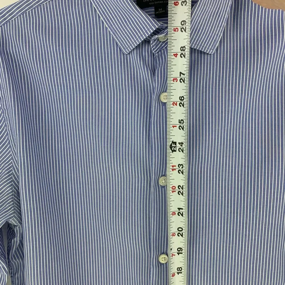 Banana Republic 1205 Surima Cotton Button Down Shirt Size M